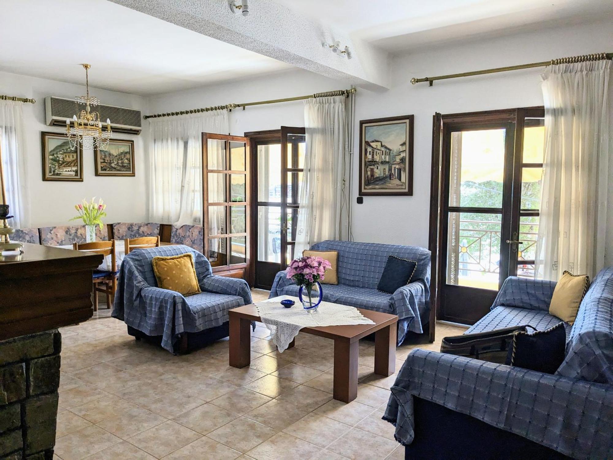 Rustic By The Sea Apartment Flogita Exterior photo